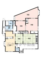 家具の配置がしやすい縦型リビング。