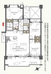 3LDK＾＾広々LDK18.8帖＾＾全居室収納スペース付き＾＾