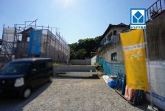 現地（2026年8月3日）撮影。2号棟。広々LDK19.1帖。全居室収納スペース完備。最新の設備で気持ちの良い新生活を送りませんか＾＾
