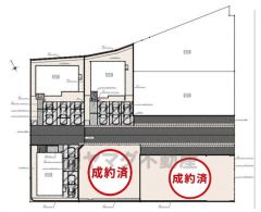 3号地。カースペース3台分あり＾＾6.7号棟成約済み。