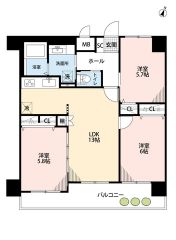 南東向きで陽当たり良好です＾＾各居室収納完備。オールフローリングでお掃除しやすいのも嬉しいですね＾＾
