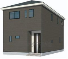 完成予想図。外壁に特殊なコーティングを使用しており、 雨が汚れを洗い流し、日常の汚れからも住まいをしっかり守ります。