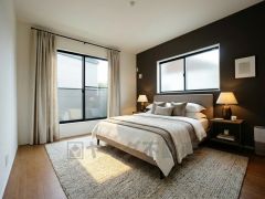 家具はイメージです。アクセントクロスがオシャレですね。インテリアでどんな部屋にするのか考えるのも楽しみです。