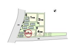 2号棟。カースペース2台分あり＾＾3号棟成約済み。