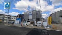 現地（2026年1月22日）撮影。車通りが少なく、安心してお子様とお散歩できる閑静な住宅地。最新の設備で気持ちの良い新生活を送りませんか＾＾