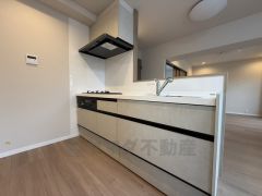 対面式キッチンなのでリビングにいるご家族とコミュニケーションを取りながら洗い物や、お料理が楽しめそうですね＾＾