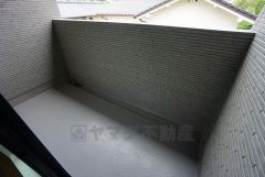 陽当たりの良いバルコニーです。お洗濯やお布団干しはもちろん、日光浴スペースにも。
