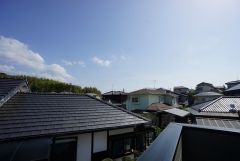 周りに高い建物がないので眺望良好です。