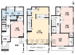 全室2面採光、風の通る気持ちの良い家。
